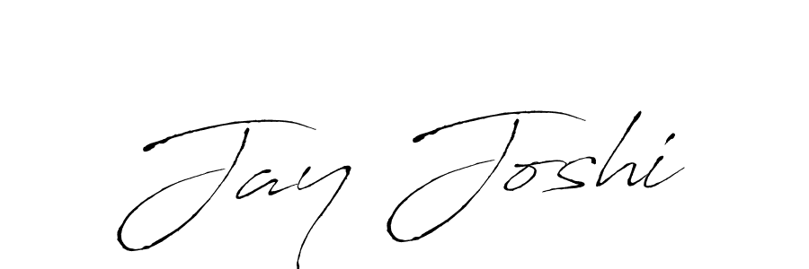 Create a beautiful signature design for name Jay Joshi. With this signature (Antro_Vectra) fonts, you can make a handwritten signature for free. Jay Joshi signature style 6 images and pictures png