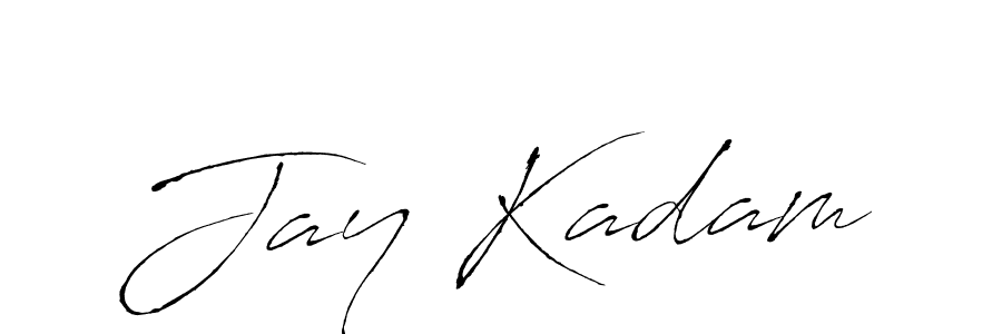 Make a beautiful signature design for name Jay Kadam. With this signature (Antro_Vectra) style, you can create a handwritten signature for free. Jay Kadam signature style 6 images and pictures png