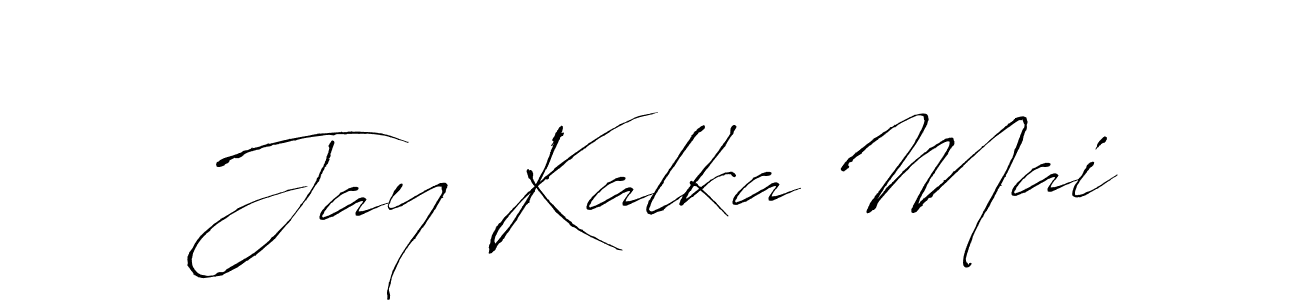 Design your own signature with our free online signature maker. With this signature software, you can create a handwritten (Antro_Vectra) signature for name Jay Kalka Mai. Jay Kalka Mai signature style 6 images and pictures png