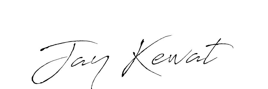 Design your own signature with our free online signature maker. With this signature software, you can create a handwritten (Antro_Vectra) signature for name Jay Kewat. Jay Kewat signature style 6 images and pictures png