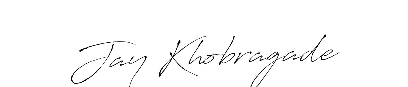 This is the best signature style for the Jay Khobragade name. Also you like these signature font (Antro_Vectra). Mix name signature. Jay Khobragade signature style 6 images and pictures png