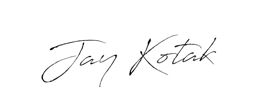 Use a signature maker to create a handwritten signature online. With this signature software, you can design (Antro_Vectra) your own signature for name Jay Kotak. Jay Kotak signature style 6 images and pictures png