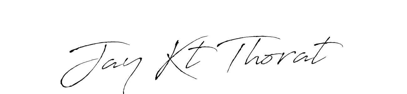 Make a beautiful signature design for name Jay Kt Thorat. Use this online signature maker to create a handwritten signature for free. Jay Kt Thorat signature style 6 images and pictures png