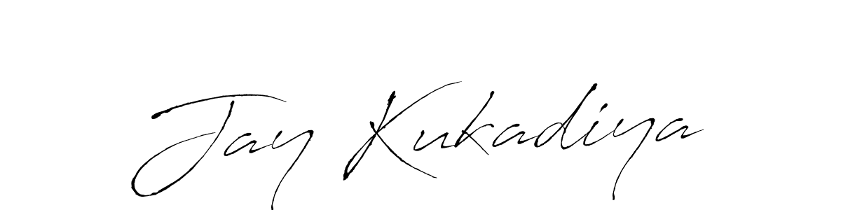 Design your own signature with our free online signature maker. With this signature software, you can create a handwritten (Antro_Vectra) signature for name Jay Kukadiya. Jay Kukadiya signature style 6 images and pictures png