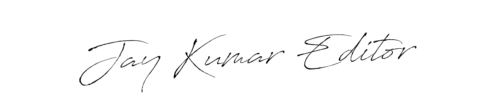 if you are searching for the best signature style for your name Jay Kumar Editor. so please give up your signature search. here we have designed multiple signature styles  using Antro_Vectra. Jay Kumar Editor signature style 6 images and pictures png