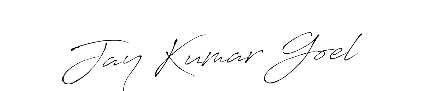 Use a signature maker to create a handwritten signature online. With this signature software, you can design (Antro_Vectra) your own signature for name Jay Kumar Goel. Jay Kumar Goel signature style 6 images and pictures png