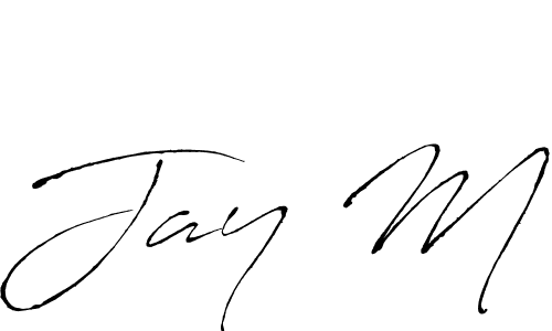 You should practise on your own different ways (Antro_Vectra) to write your name (Jay M) in signature. don't let someone else do it for you. Jay M signature style 6 images and pictures png