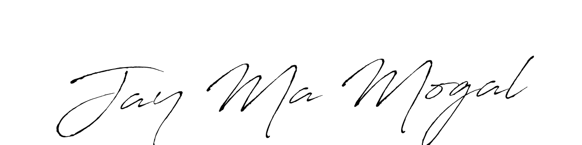 if you are searching for the best signature style for your name Jay Ma Mogal. so please give up your signature search. here we have designed multiple signature styles  using Antro_Vectra. Jay Ma Mogal signature style 6 images and pictures png