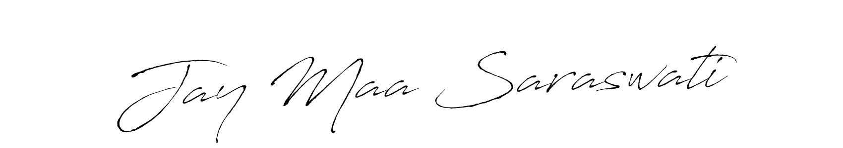 Similarly Antro_Vectra is the best handwritten signature design. Signature creator online .You can use it as an online autograph creator for name Jay Maa Saraswati. Jay Maa Saraswati signature style 6 images and pictures png