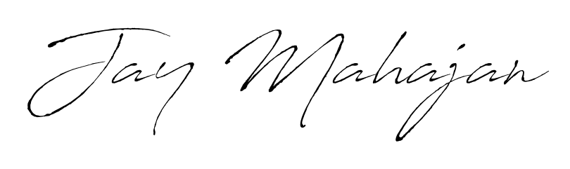A timeless handwritten aesthetic for Jay Mahajan. The Antro_Vectra font gives your signature a handcrafted feel with natural curves. Jay Mahajan signature style 6 images and pictures png