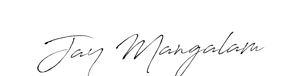 How to make Jay Mangalam signature? Antro_Vectra is a professional autograph style. Create handwritten signature for Jay Mangalam name. Jay Mangalam signature style 6 images and pictures png