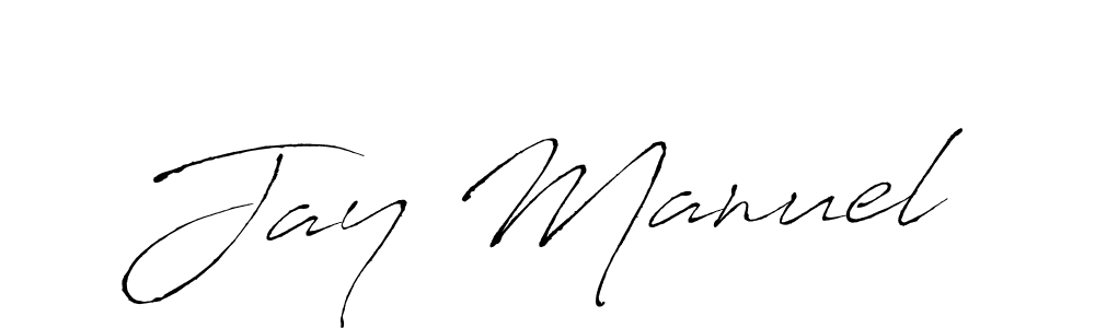 Create a beautiful signature design for name Jay Manuel. With this signature (Antro_Vectra) fonts, you can make a handwritten signature for free. Jay Manuel signature style 6 images and pictures png