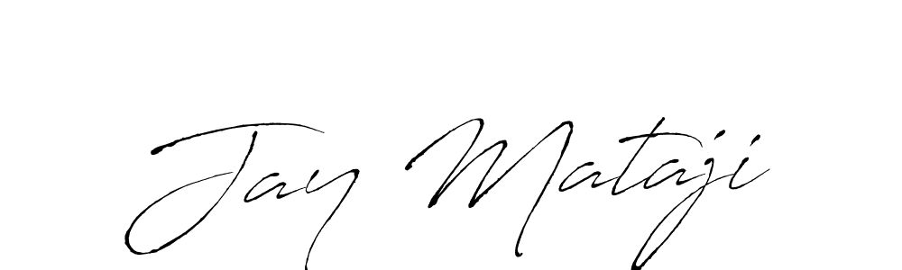 Jay Mataji stylish signature style. Best Handwritten Sign (Antro_Vectra) for my name. Handwritten Signature Collection Ideas for my name Jay Mataji. Jay Mataji signature style 6 images and pictures png