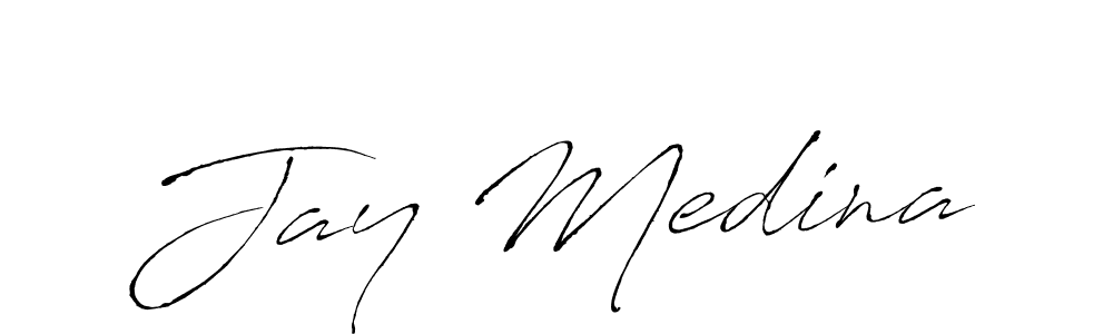 Antro_Vectra is a professional signature style that is perfect for those who want to add a touch of class to their signature. It is also a great choice for those who want to make their signature more unique. Get Jay Medina name to fancy signature for free. Jay Medina signature style 6 images and pictures png