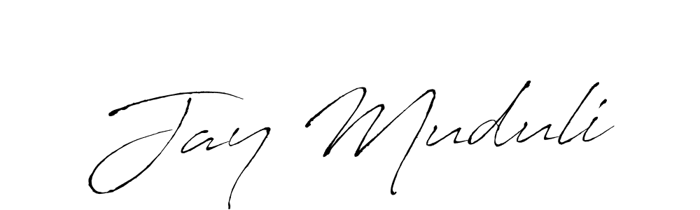 You can use this online signature creator to create a handwritten signature for the name Jay Muduli. This is the best online autograph maker. Jay Muduli signature style 6 images and pictures png