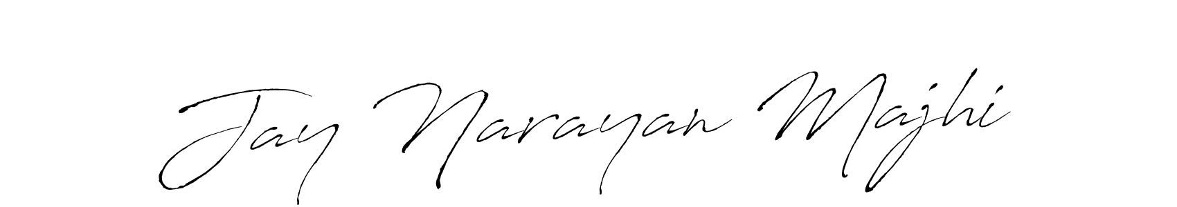 You should practise on your own different ways (Antro_Vectra) to write your name (Jay Narayan Majhi) in signature. don't let someone else do it for you. Jay Narayan Majhi signature style 6 images and pictures png