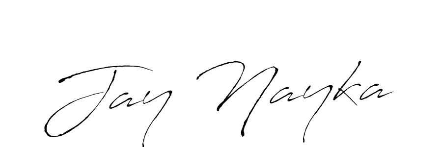 Make a beautiful signature design for name Jay Nayka. With this signature (Antro_Vectra) style, you can create a handwritten signature for free. Jay Nayka signature style 6 images and pictures png