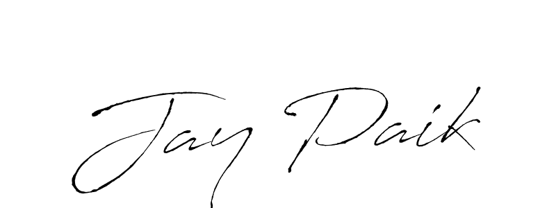 Make a beautiful signature design for name Jay Paik. With this signature (Antro_Vectra) style, you can create a handwritten signature for free. Jay Paik signature style 6 images and pictures png