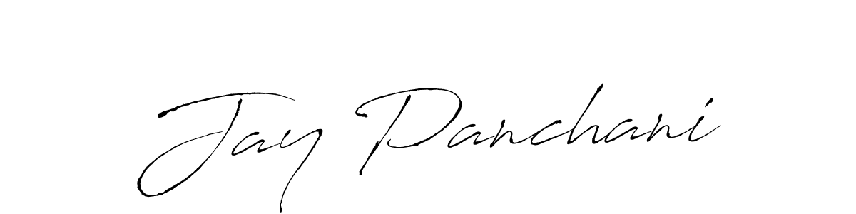 How to make Jay Panchani signature? Antro_Vectra is a professional autograph style. Create handwritten signature for Jay Panchani name. Jay Panchani signature style 6 images and pictures png