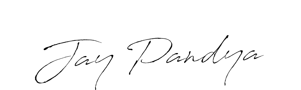 Create a beautiful signature design for name Jay Pandya. With this signature (Antro_Vectra) fonts, you can make a handwritten signature for free. Jay Pandya signature style 6 images and pictures png