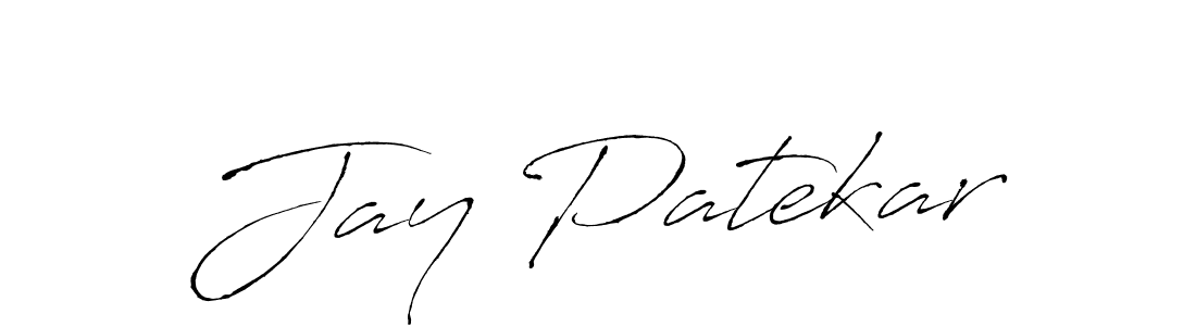 Use a signature maker to create a handwritten signature online. With this signature software, you can design (Antro_Vectra) your own signature for name Jay Patekar. Jay Patekar signature style 6 images and pictures png