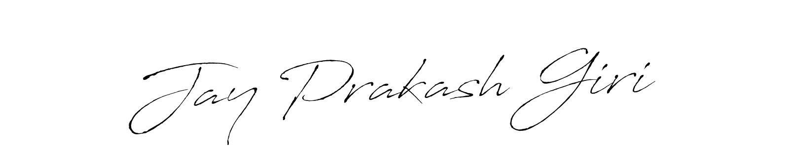 Design your own signature with our free online signature maker. With this signature software, you can create a handwritten (Antro_Vectra) signature for name Jay Prakash Giri. Jay Prakash Giri signature style 6 images and pictures png