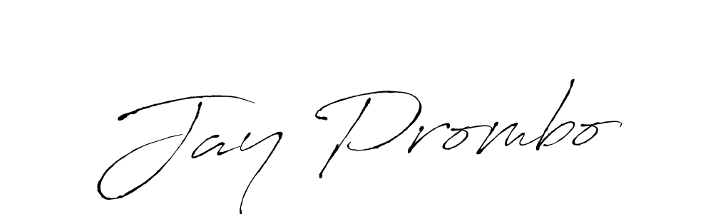 How to make Jay Prombo signature? Antro_Vectra is a professional autograph style. Create handwritten signature for Jay Prombo name. Jay Prombo signature style 6 images and pictures png