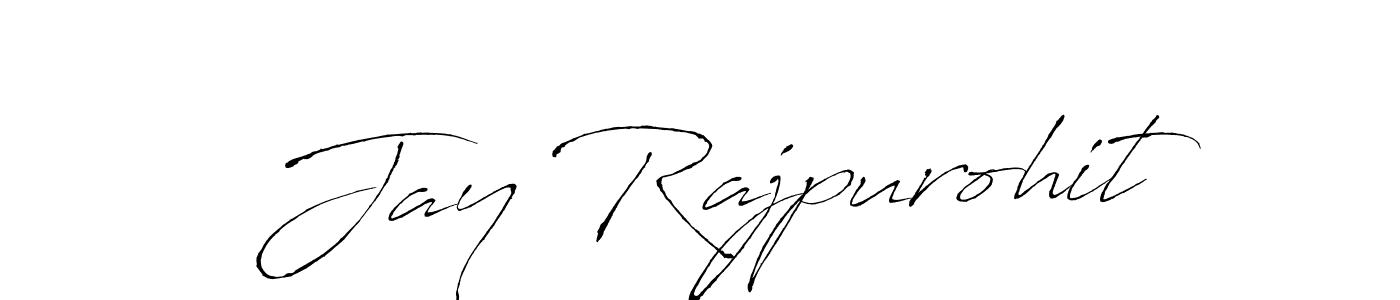 It looks lik you need a new signature style for name Jay Rajpurohit. Design unique handwritten (Antro_Vectra) signature with our free signature maker in just a few clicks. Jay Rajpurohit signature style 6 images and pictures png
