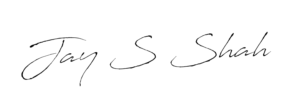 How to make Jay S Shah signature? Antro_Vectra is a professional autograph style. Create handwritten signature for Jay S Shah name. Jay S Shah signature style 6 images and pictures png