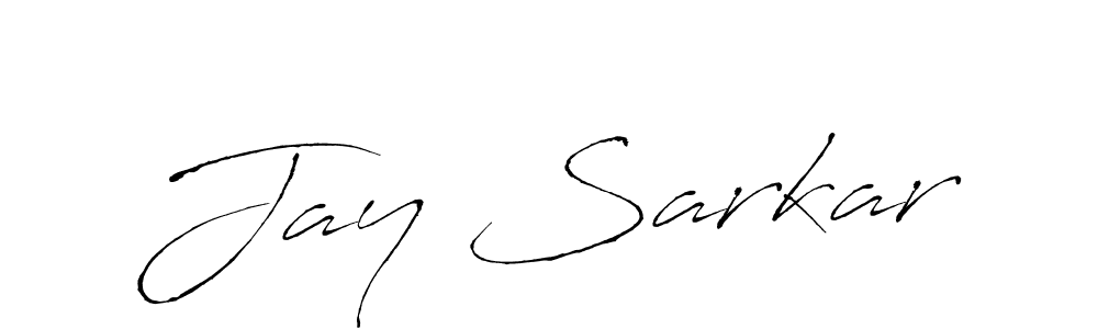 Design your own signature with our free online signature maker. With this signature software, you can create a handwritten (Antro_Vectra) signature for name Jay Sarkar. Jay Sarkar signature style 6 images and pictures png