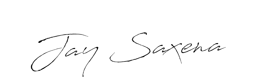 You should practise on your own different ways (Antro_Vectra) to write your name (Jay Saxena) in signature. don't let someone else do it for you. Jay Saxena signature style 6 images and pictures png