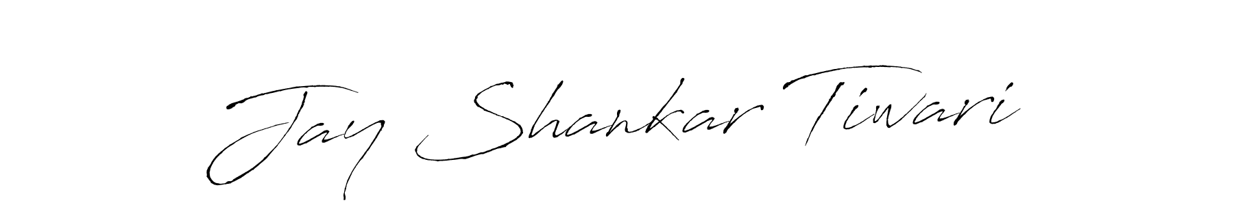 How to make Jay Shankar Tiwari name signature. Use Antro_Vectra style for creating short signs online. This is the latest handwritten sign. Jay Shankar Tiwari signature style 6 images and pictures png