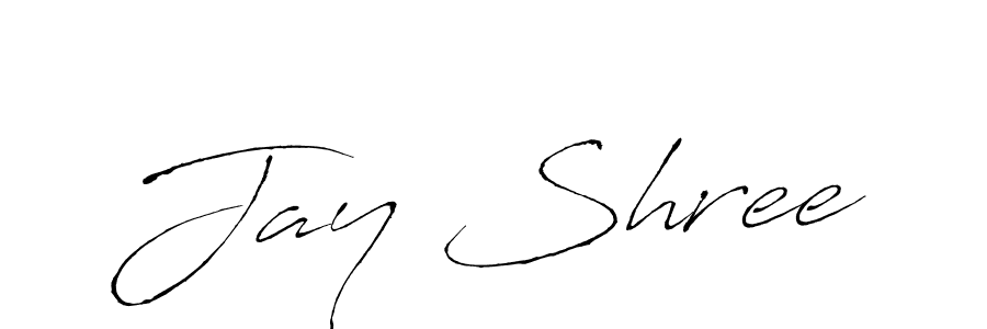 How to make Jay Shree signature? Antro_Vectra is a professional autograph style. Create handwritten signature for Jay Shree name. Jay Shree signature style 6 images and pictures png