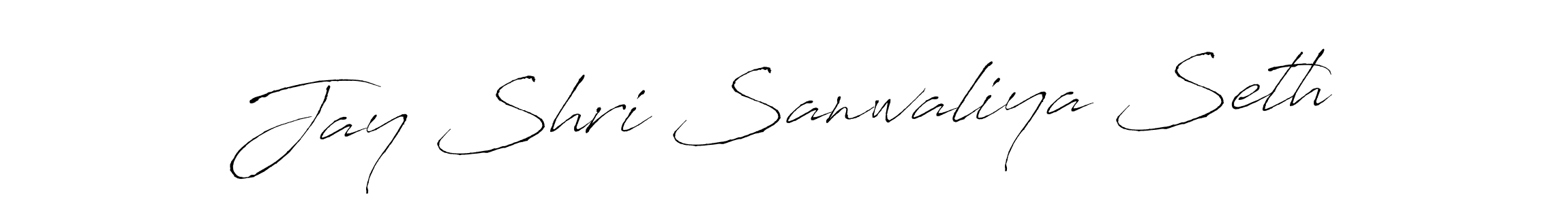 Jay Shri Sanwaliya Seth stylish signature style. Best Handwritten Sign (Antro_Vectra) for my name. Handwritten Signature Collection Ideas for my name Jay Shri Sanwaliya Seth. Jay Shri Sanwaliya Seth signature style 6 images and pictures png