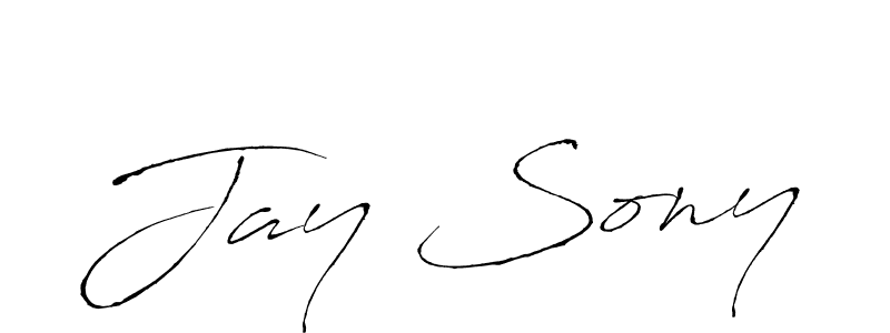 How to make Jay Sony name signature. Use Antro_Vectra style for creating short signs online. This is the latest handwritten sign. Jay Sony signature style 6 images and pictures png
