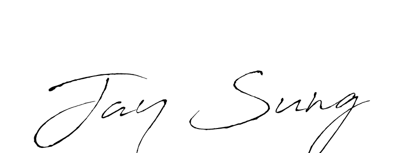 You should practise on your own different ways (Antro_Vectra) to write your name (Jay Sung) in signature. don't let someone else do it for you. Jay Sung signature style 6 images and pictures png