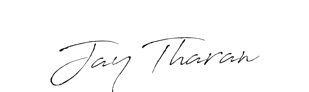 Jay Tharan stylish signature style. Best Handwritten Sign (Antro_Vectra) for my name. Handwritten Signature Collection Ideas for my name Jay Tharan. Jay Tharan signature style 6 images and pictures png
