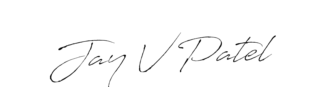 It looks lik you need a new signature style for name Jay V Patel. Design unique handwritten (Antro_Vectra) signature with our free signature maker in just a few clicks. Jay V Patel signature style 6 images and pictures png