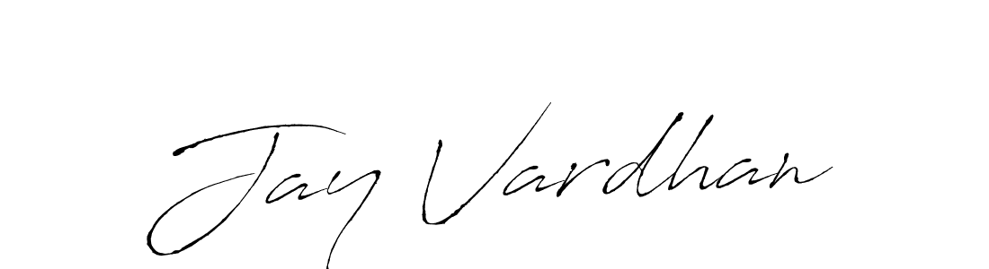 Create a beautiful signature design for name Jay Vardhan. With this signature (Antro_Vectra) fonts, you can make a handwritten signature for free. Jay Vardhan signature style 6 images and pictures png