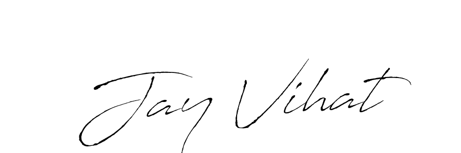 Also You can easily find your signature by using the search form. We will create Jay Vihat name handwritten signature images for you free of cost using Antro_Vectra sign style. Jay Vihat signature style 6 images and pictures png
