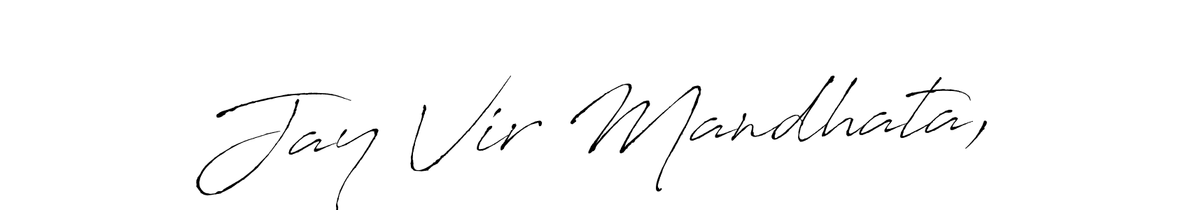 if you are searching for the best signature style for your name Jay Vir Mandhata,. so please give up your signature search. here we have designed multiple signature styles  using Antro_Vectra. Jay Vir Mandhata, signature style 6 images and pictures png