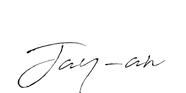 Use a signature maker to create a handwritten signature online. With this signature software, you can design (Antro_Vectra) your own signature for name Jay-an. Jay-an signature style 6 images and pictures png