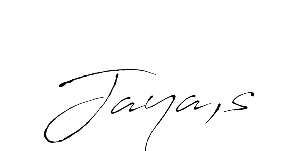 How to make Jaya,s signature? Antro_Vectra is a professional autograph style. Create handwritten signature for Jaya,s name. Jaya,s signature style 6 images and pictures png