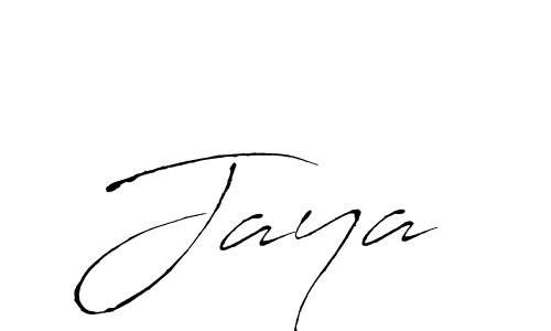 Design your own signature with our free online signature maker. With this signature software, you can create a handwritten (Antro_Vectra) signature for name Jaya . Jaya  signature style 6 images and pictures png