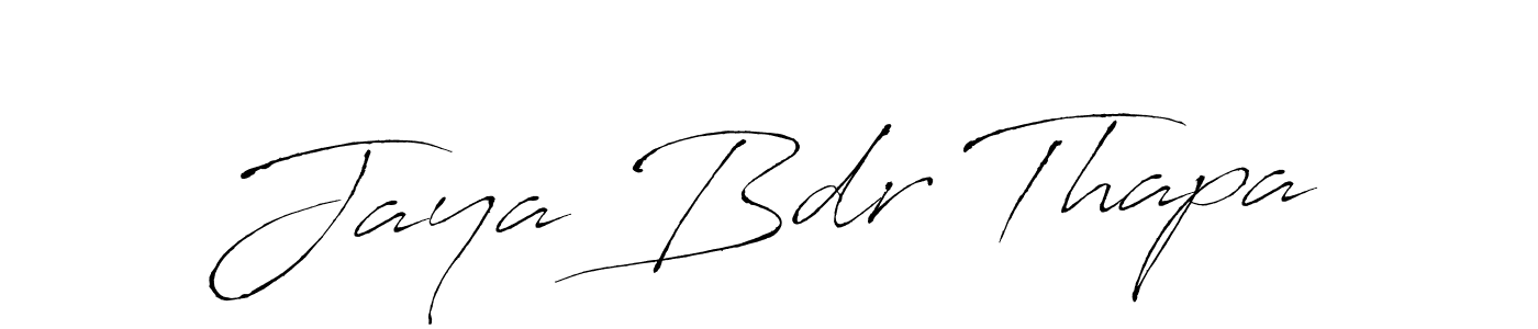 The best way (Antro_Vectra) to make a short signature is to pick only two or three words in your name. The name Jaya Bdr Thapa include a total of six letters. For converting this name. Jaya Bdr Thapa signature style 6 images and pictures png