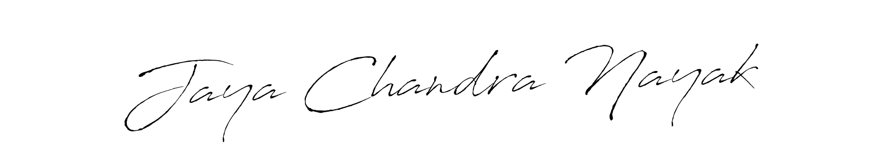 How to make Jaya Chandra Nayak name signature. Use Antro_Vectra style for creating short signs online. This is the latest handwritten sign. Jaya Chandra Nayak signature style 6 images and pictures png