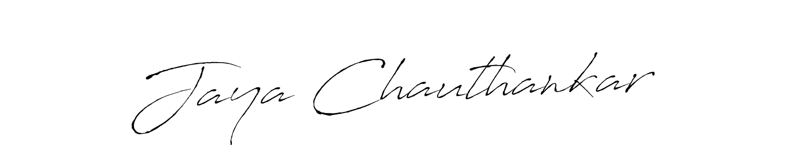 Make a beautiful signature design for name Jaya Chauthankar. Use this online signature maker to create a handwritten signature for free. Jaya Chauthankar signature style 6 images and pictures png