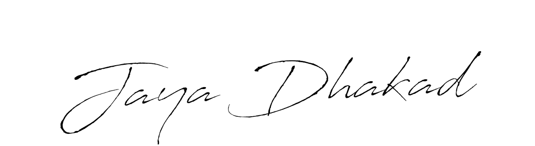 Jaya Dhakad stylish signature style. Best Handwritten Sign (Antro_Vectra) for my name. Handwritten Signature Collection Ideas for my name Jaya Dhakad. Jaya Dhakad signature style 6 images and pictures png