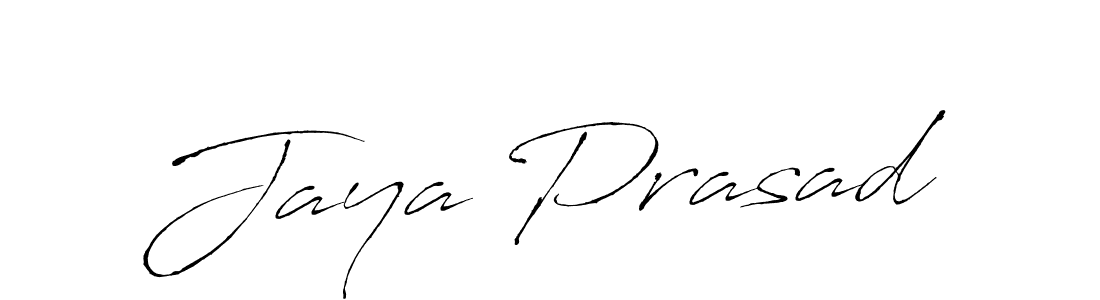 How to make Jaya Prasad name signature. Use Antro_Vectra style for creating short signs online. This is the latest handwritten sign. Jaya Prasad signature style 6 images and pictures png