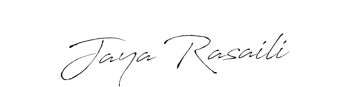 Also we have Jaya Rasaili name is the best signature style. Create professional handwritten signature collection using Antro_Vectra autograph style. Jaya Rasaili signature style 6 images and pictures png